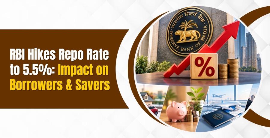 RBI Raises Repo Rate to 5.5%